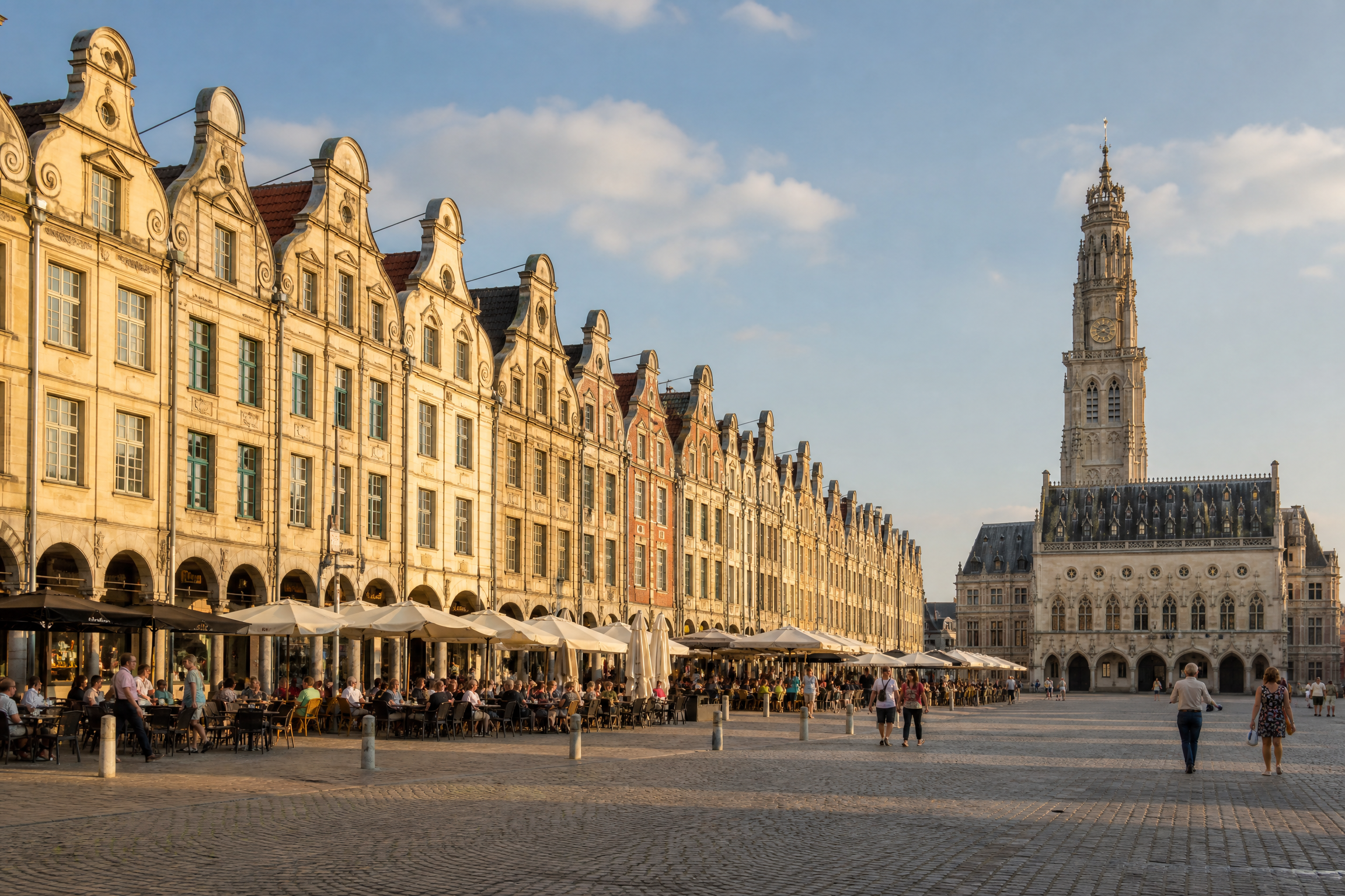Grand Place d'Arras pour une rencontre senior