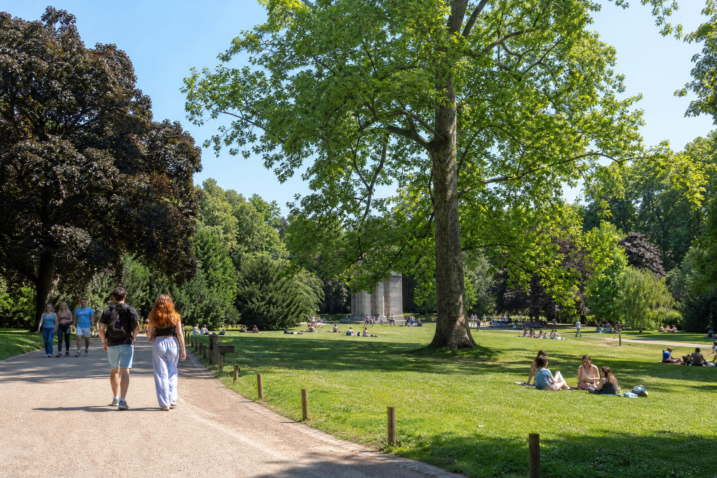 Parc de la Citadelle à Lille pour une rencontre senior
