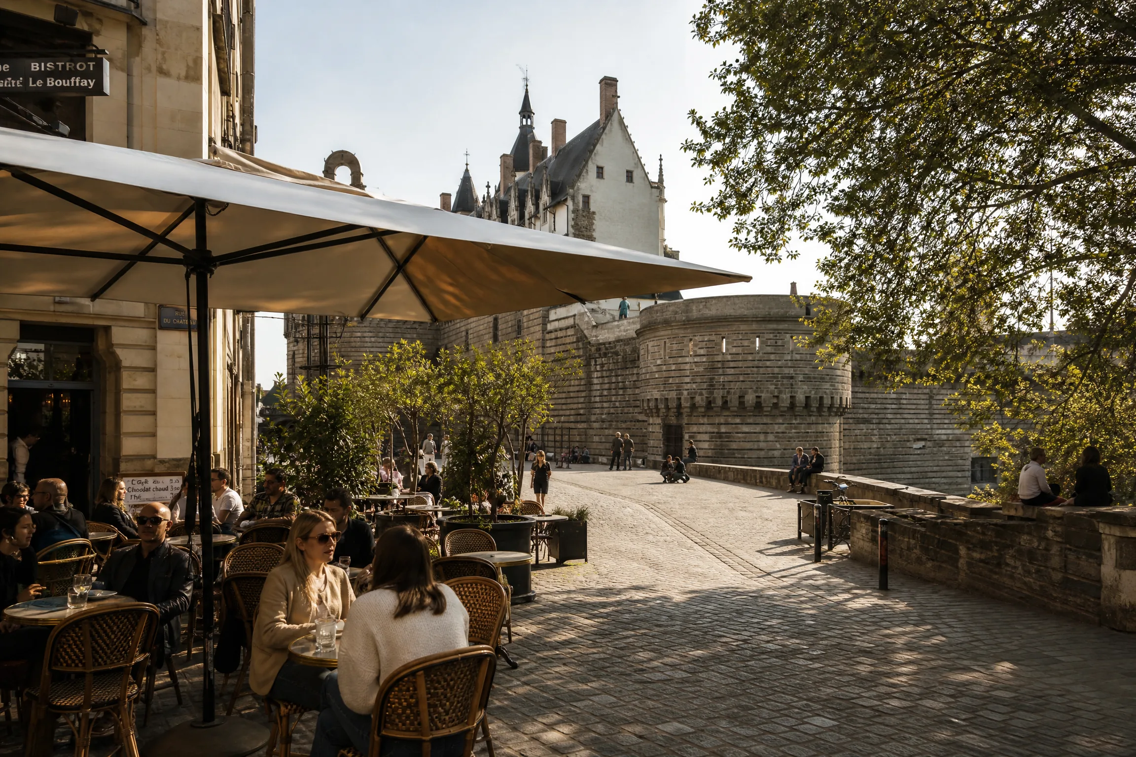 Café nantais pour une rencontre senior